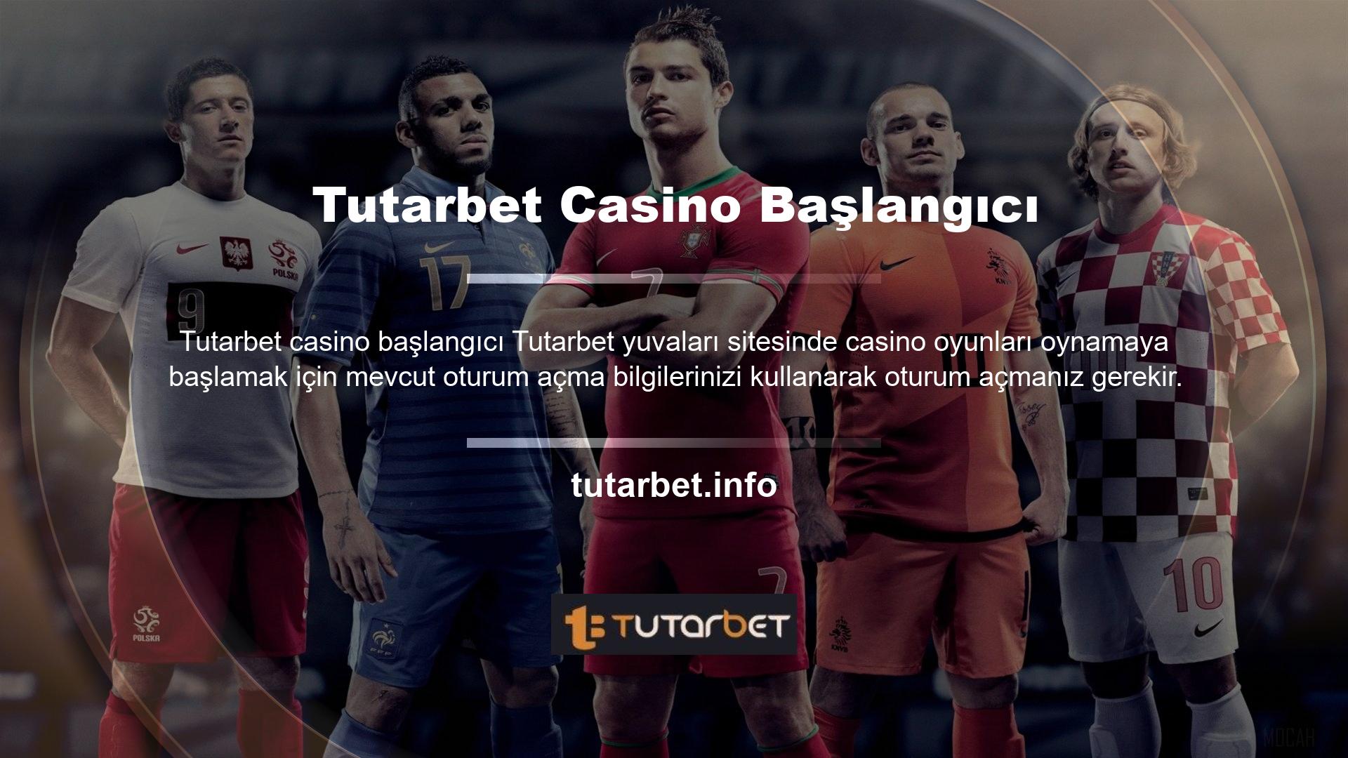 Başlamak için web sitemize gidin ve giriş adresini tıklayın